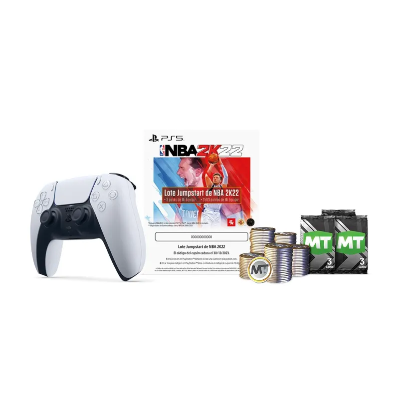 COMANDO DUALSENSE PS5 + VOUCHER DE CONTEÚDO ADICIONAL NBA2K22 - The Shop Gamer
