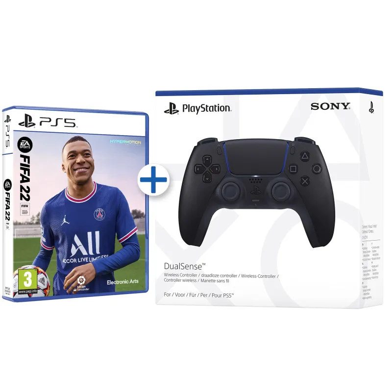 FIFA 22 PHYSISCHES SPIEL + DUALSENSE-CONTROLLER FÜR PS5 FIFA22 PLAYSTATION 5 - The Shop Gamer