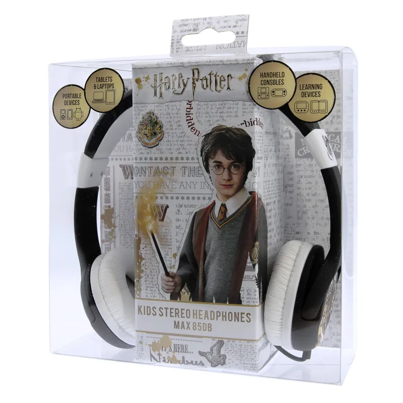 HARRY POTTER SHIELD KIDS' HEADPHONES, SMALL SIZE AND VOLUME-LIMITED - The Shop Gamer