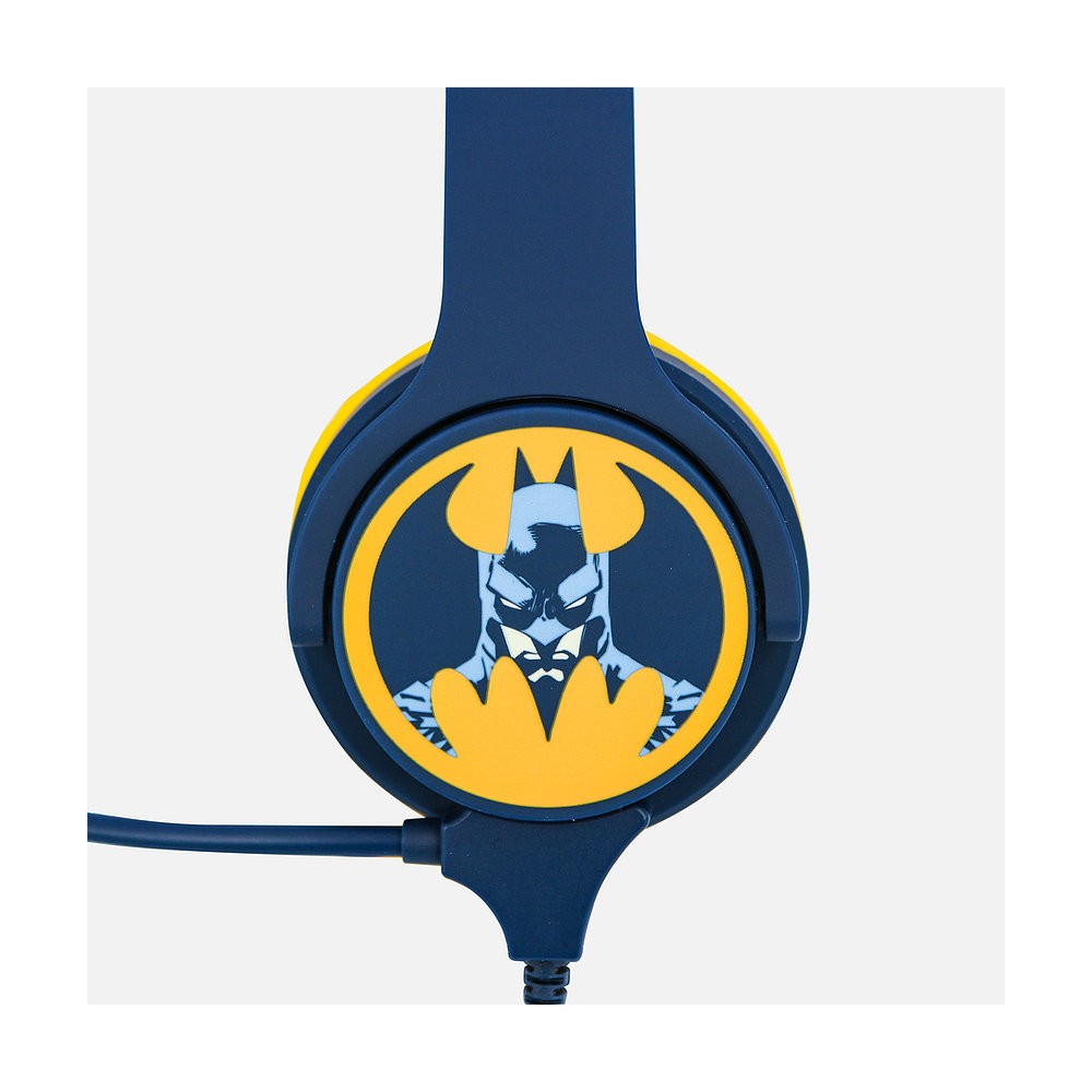 AURICULARES INFANTILES CON MICRÓFONO BATMAN PEQUEÑO TAMAÑO LIMITADOS EN VOLUMEN