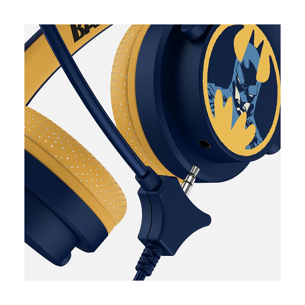 AURICULARES INFANTILES CON MICRÓFONO BATMAN PEQUEÑO TAMAÑO LIMITADOS EN VOLUMEN