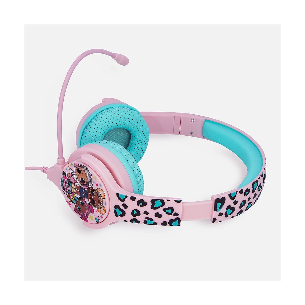 AURICULARES INFANTILES CON MICRÓFONO LOL SURPRISE PEQUEÑOS Y VOLUMEN LIMITADO