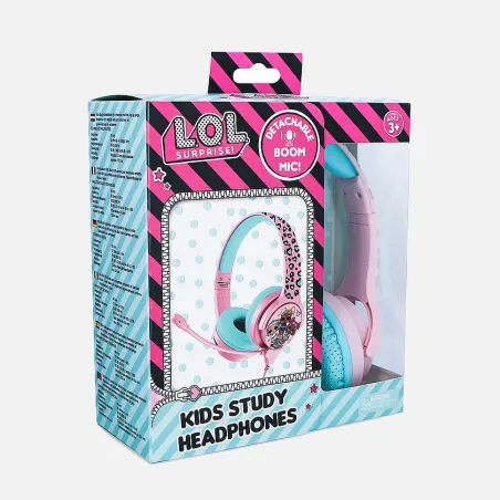 KINDERHOOFDTELEFOON MET MICROFOON LOL SURPRISE, COMPACT EN MET VOLUMEBEGRENZING - The Shop Gamer