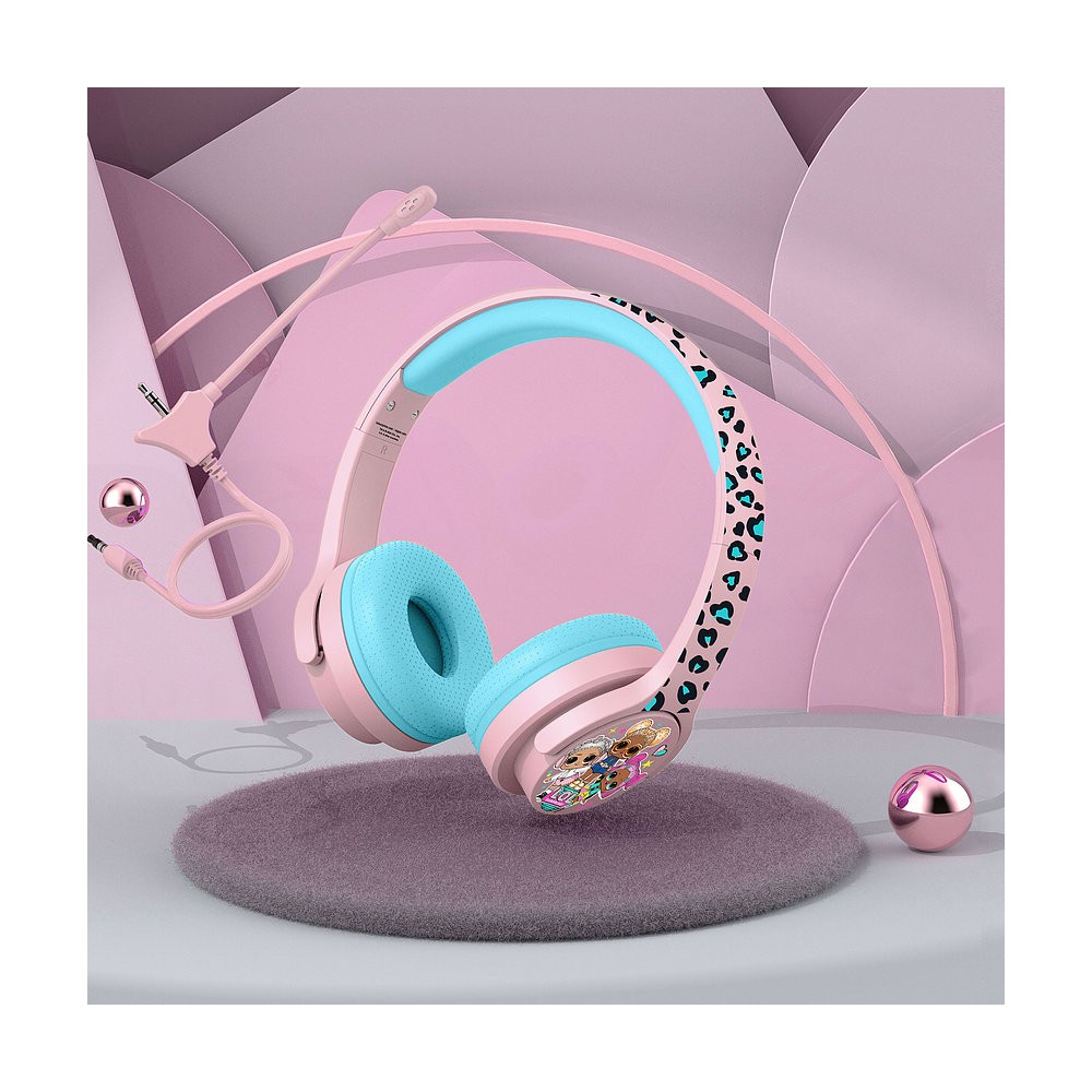 AURICULARES INFANTILES CON MICRÓFONO LOL SURPRISE PEQUEÑOS Y VOLUMEN LIMITADO