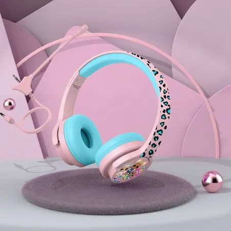 KINDERHOOFDTELEFOON MET MICROFOON LOL SURPRISE, COMPACT EN MET VOLUMEBEGRENZING - The Shop Gamer