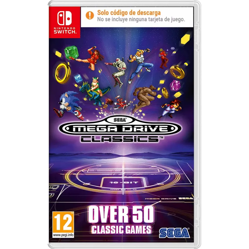SEGA MEGA DRIVE CLASSICS SWITCH BOX MIT DIGITALEM DOWNLOADCODE - The Shop Gamer