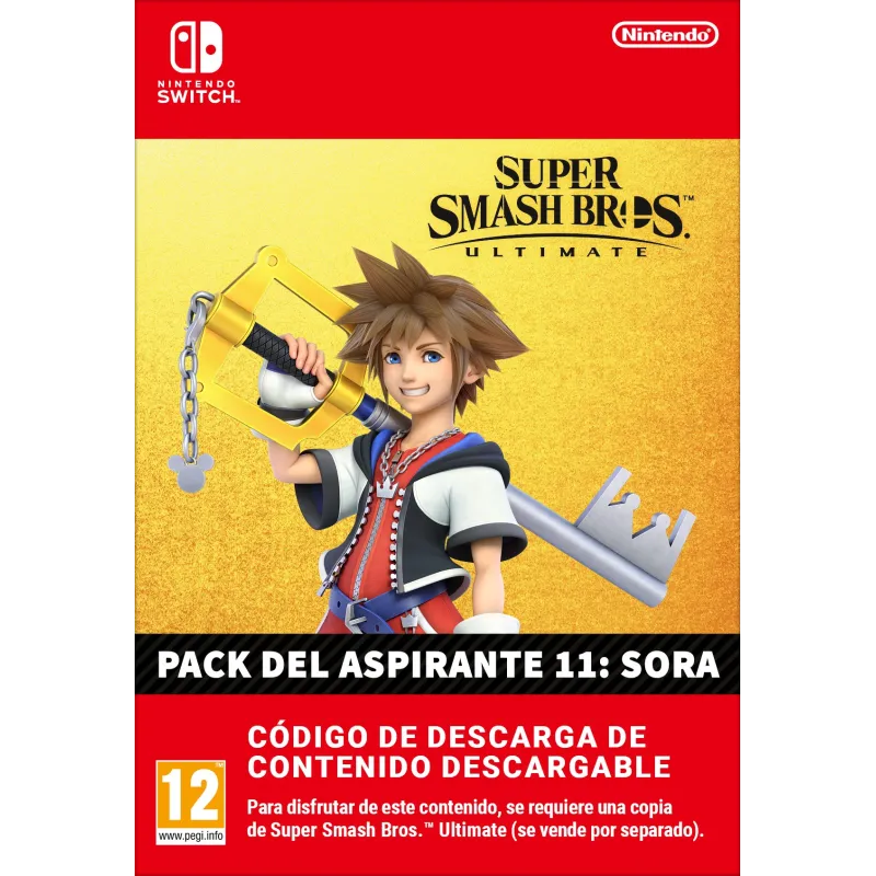 SUPER SMASH BROS ULTIMATE PACCHETTO SFIDANTE 11 SORA DI KINGDOM HEARTS CODICE CONTENUTI DIGITALI - The Shop Gamer