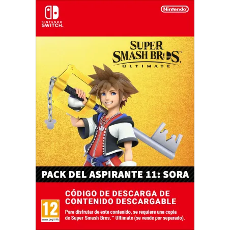 SUPER SMASH BROS ULTIMATE CHALLENGER PACK 11 SORA FROM KINGDOM HEARTS DIGITAL CONTENT CODE - The Shop Gamer