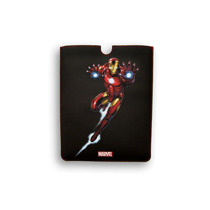 ÉTUI EN CUIR DELUXE POUR IPAD 2-3 MARVEL IRON MAN HEROES - The Shop Gamer