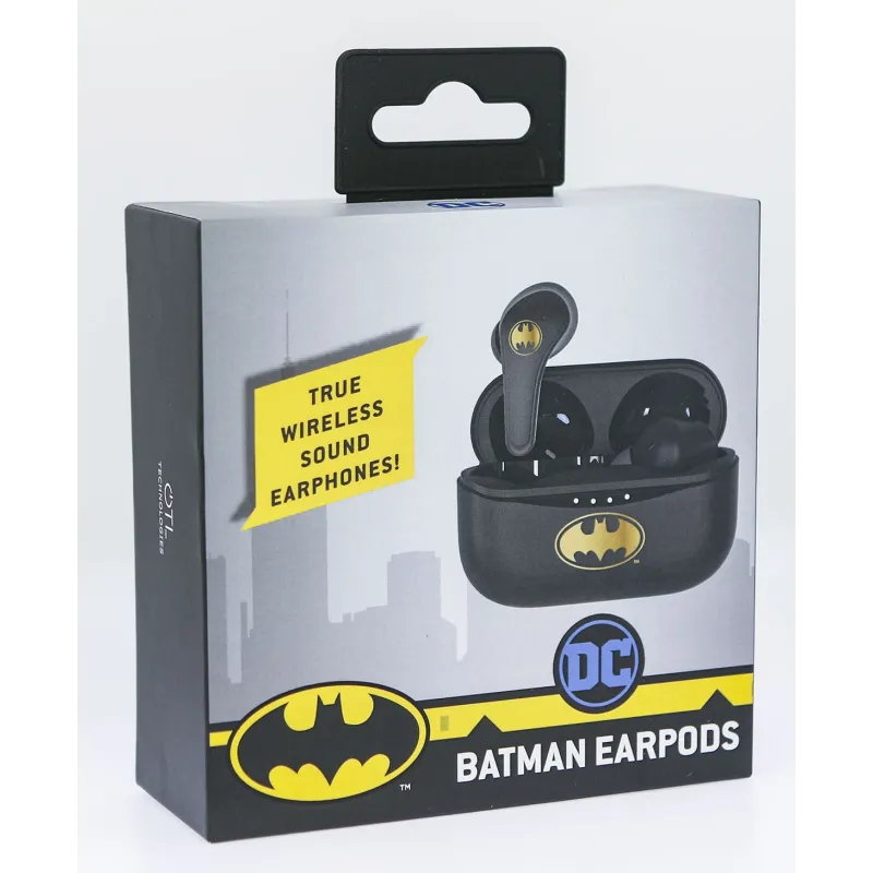 BATMAN EARPODS BLUETOOTH V5.0 CON CUSTODIA DI RICARICA OTL TECHNOLOGIES - The Shop Gamer