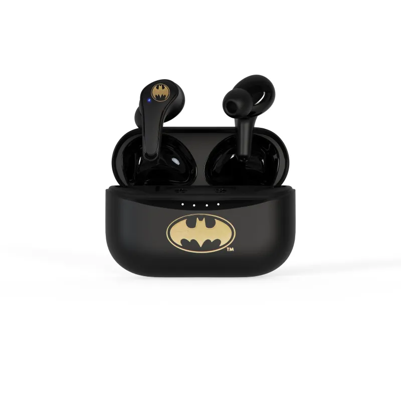BATMAN EARPODS BLUETOOTH V5.0 WITH CHARGING CASE BY OTL TECHNOLOGIES - The Shop Gamer