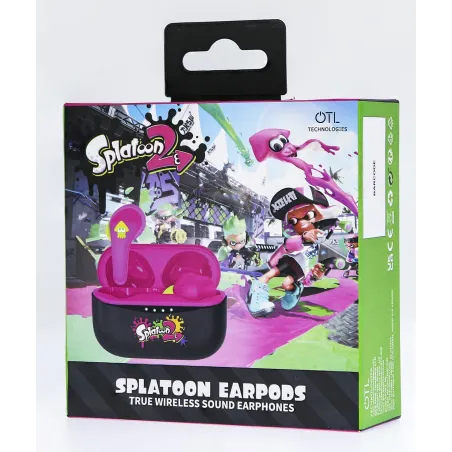 SPLATOON EARPODS BLUETOOTH V5.0 COM ESTOJO DE CARREGAMENTO DA OTL TECHNOLOGIES - The Shop Gamer