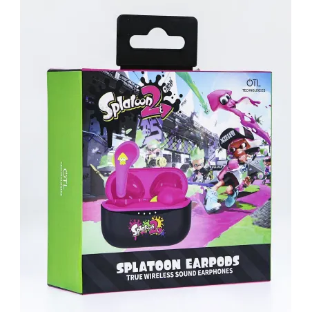 AURICOLARI SPLATOON BLUETOOTH V5.0 CON CUSTODIA DI RICARICA OTL TECHNOLOGIES - The Shop Gamer