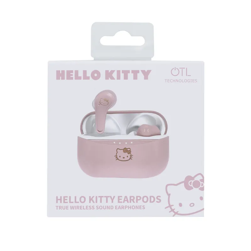 HELLO KITTY AURICULARES BLUETOOTH V5.0 COM CAIXA DE CARREGAMENTO DA OTL TECHNOLOGIES - The Shop Gamer