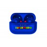 SUPER MARIO EARPODS BLUETOOTH V5.0 CON CAJA DE CARGA AZUL DE OTL TECHNOLOGIES