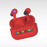 SUPER MARIO EARPODS BLUETOOTH V5.0 CON CAJA DE CARGA ROJA DE OTL TECHNOLOGIES