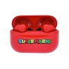 SUPER MARIO EARPODS BLUETOOTH V5.0 CON CAJA DE CARGA ROJA DE OTL TECHNOLOGIES