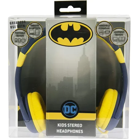 CUFFIE PER BAMBINI BATMAN, DI PICCOLE DIMENSIONI, CON VOLUME LIMITATO - The Shop Gamer