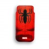 FUNDA RIGIDA PIEL IPHONE 5 DELUXE LEATHER CASE MARVEL SPIDERMAN ARMOR