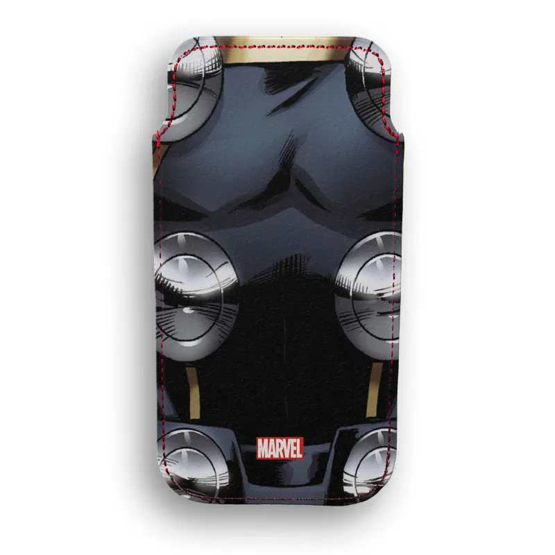 HARD LEATHER CASE FOR IPHONE 5, DELUXE LEATHER CASE MARVEL THOR ARMOR - The Shop Gamer