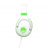 AURICULARES GAMING PRO G1 POKEMON VERDE Y BLANCO CON MICRÓFONO EXTRAIBLE Y CABLE