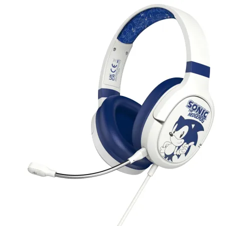 PRO G1 GAMING HEADSET SONIC THE HEDGEHOG WITH DETACHABLE MICROPHONE AND CABLE - The Shop Gamer