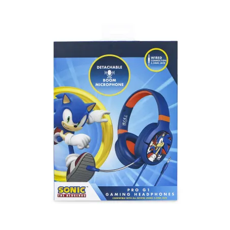 GAMING-HEADSET PRO G1 SONIC THE HEDGEHOG, BLAU, MIT ABNEHMBAREM MIKROFON UND KABEL - The Shop Gamer