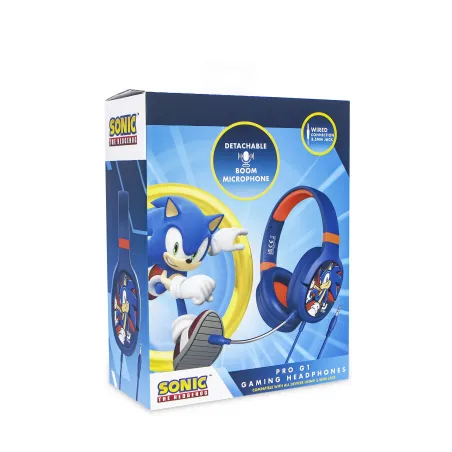 GAMING-HEADSET PRO G1 SONIC THE HEDGEHOG, BLAU, MIT ABNEHMBAREM MIKROFON UND KABEL - The Shop Gamer