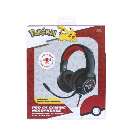 CUFFIE DA GAMING PRO G4 POKÉMON POKÉ BALL CON MICROFONO - The Shop Gamer