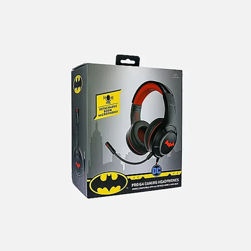 GAMING-KOPFHÖRER PRO G4 DC COMICS BATMAN MIT MIKROFON - The Shop Gamer