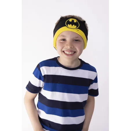 AUSCULTADORES INFANTIS PLANOS COM BANDA AJUSTÁVEL LAVÁVEL BATMAN KIDS AUDIO BAND - The Shop Gamer