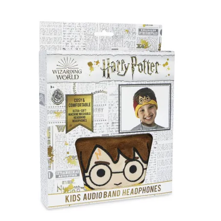 FONES DE OUVIDO INFANTIS PLANOS COM FAIXA AJUSTÁVEL LAVÁVEL HARRY POTTER KIDS AUDIO BAND - The Shop Gamer