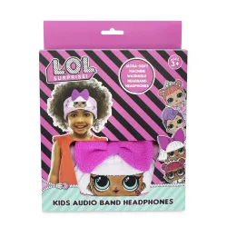 PLATTE KINDERHOOFDTELEFOON MET VERSTELBARE, WASBARE BAND L.O.L. SURPRISE! KIDS AUDIO BAND - The Shop Gamer