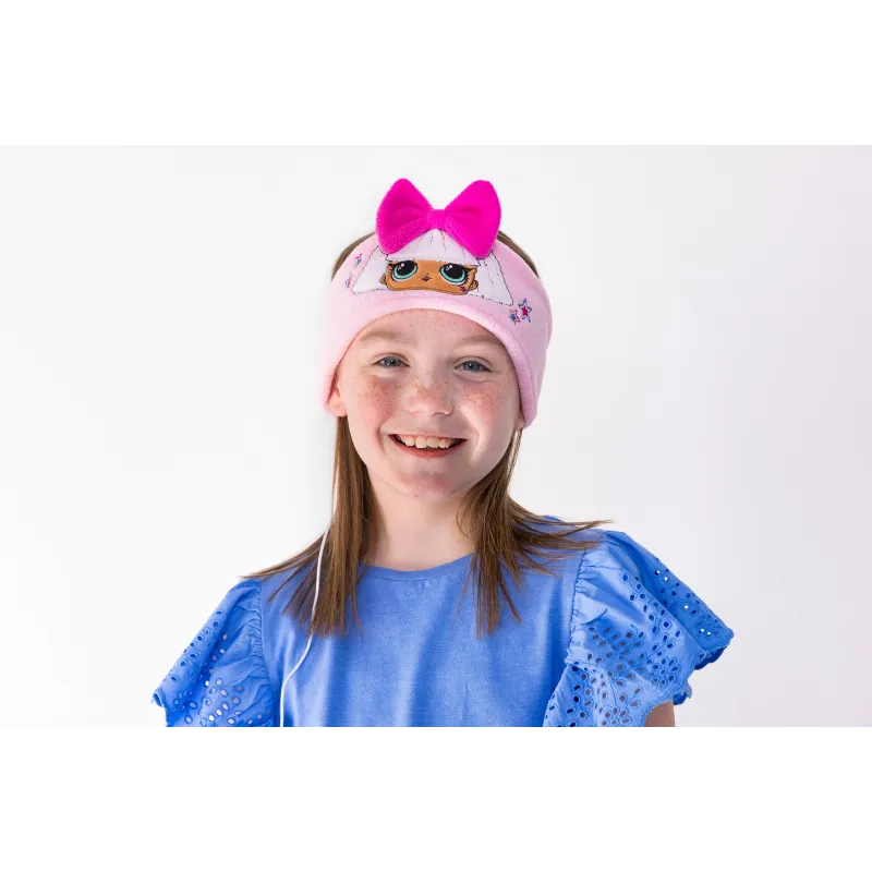 PLATTE KINDERHOOFDTELEFOON MET VERSTELBARE, WASBARE BAND L.O.L. SURPRISE! KIDS AUDIO BAND - The Shop Gamer