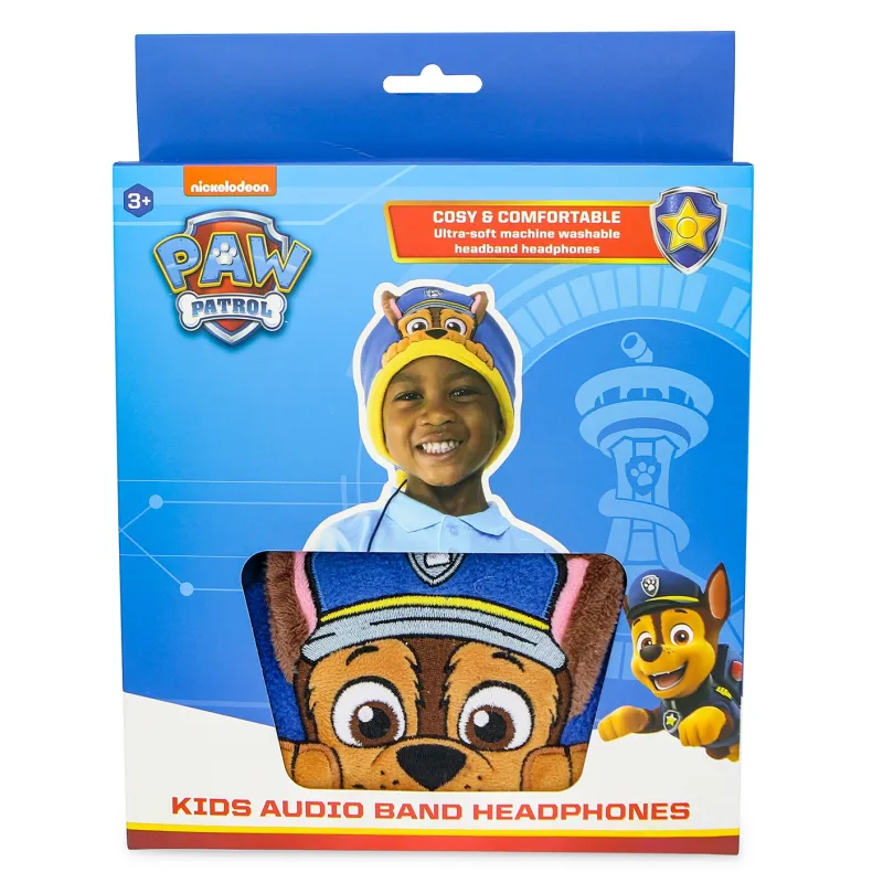 AURICULARES INFANTILES PLANOS CON BANDA AJUSTABLE LABABLE PATRULA CANINA AUDIO BAND
