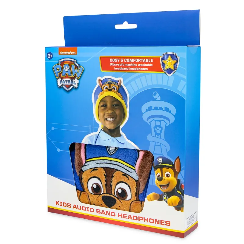 AURICULARES INFANTILES PLANOS CON BANDA AJUSTABLE LABABLE PATRULA CANINA AUDIO BAND