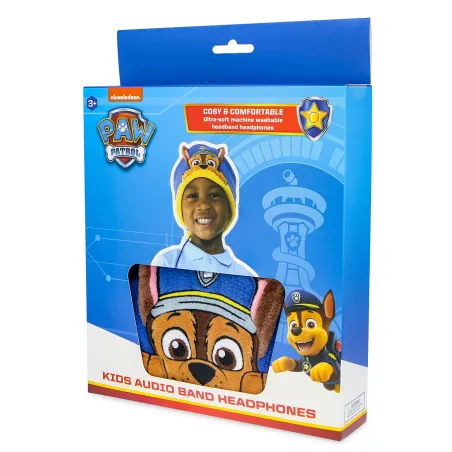 AURICULARES INFANTILES PLANOS CON BANDA AJUSTABLE LABABLE PATRULA CANINA AUDIO BAND