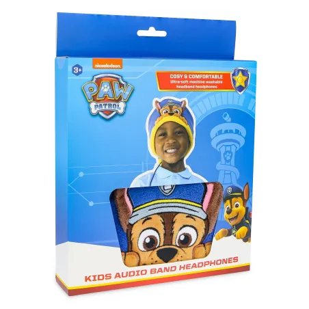 AURICULARES INFANTILES PLANOS CON BANDA AJUSTABLE LABABLE PATRULA CANINA AUDIO BAND