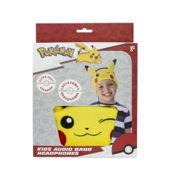 AUSCULTADORES INFANTIS PLANOS COM BANDA AJUSTÁVEL LABABLEPIKACHU KIDS AUDIO BAND - The Shop Gamer