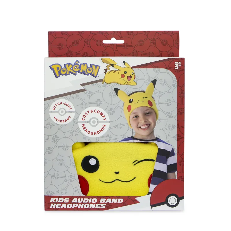 CASQUE PLAT POUR ENFANTS À BANDE RÉGLABLE LABABLEPIKACHU KIDS AUDIO BAND - The Shop Gamer