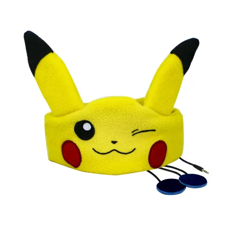 AUSCULTADORES INFANTIS PLANOS COM BANDA AJUSTÁVEL LABABLEPIKACHU KIDS AUDIO BAND - The Shop Gamer