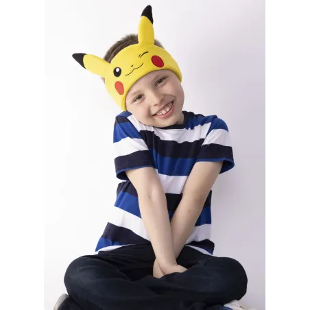 CUFFIE PIATTE PER BAMBINI CON FASCIA REGOLABILE E LAVABILE PIKACHU KIDS AUDIO BAND - The Shop Gamer