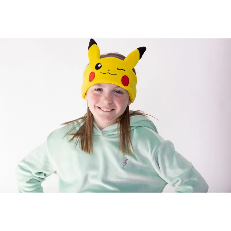 CUFFIE PIATTE PER BAMBINI CON FASCIA REGOLABILE E LAVABILE PIKACHU KIDS AUDIO BAND - The Shop Gamer
