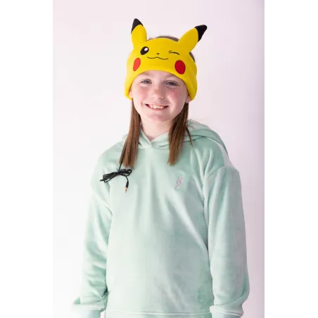 AUSCULTADORES INFANTIS PLANOS COM BANDA AJUSTÁVEL LABABLEPIKACHU KIDS AUDIO BAND - The Shop Gamer