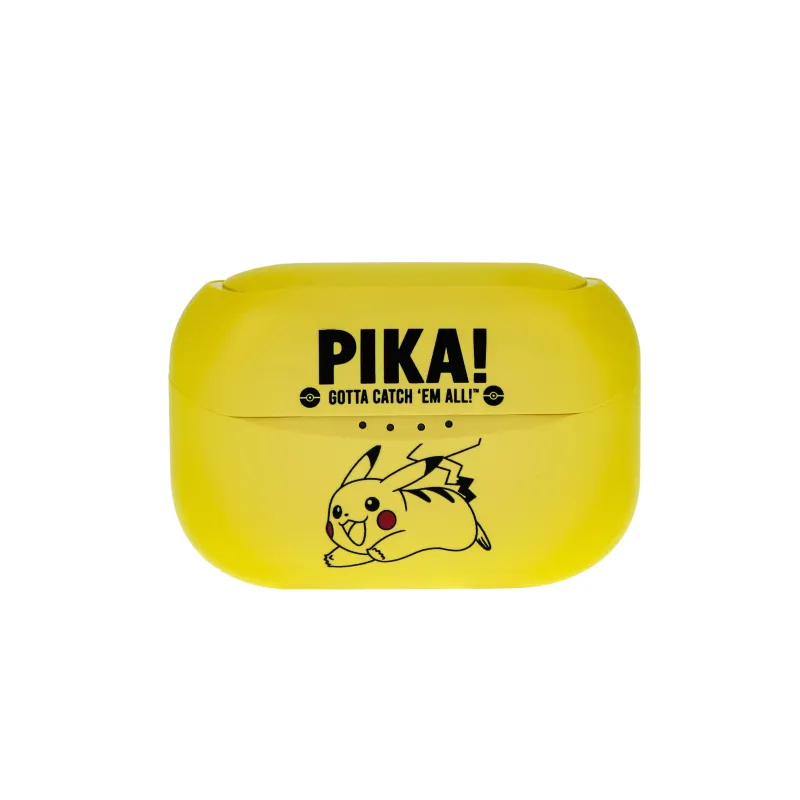 POKÉMON PIKACHU EARPODS BLUETOOTH V5.0 COM CAIXA DE CARREGAMENTO - The Shop Gamer