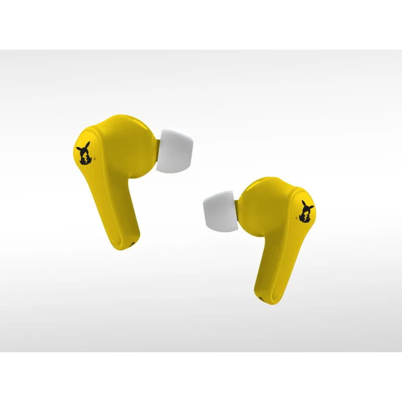 POKÉMON PIKACHU EARPODS BLUETOOTH V5.0 COM CAIXA DE CARREGAMENTO - The Shop Gamer