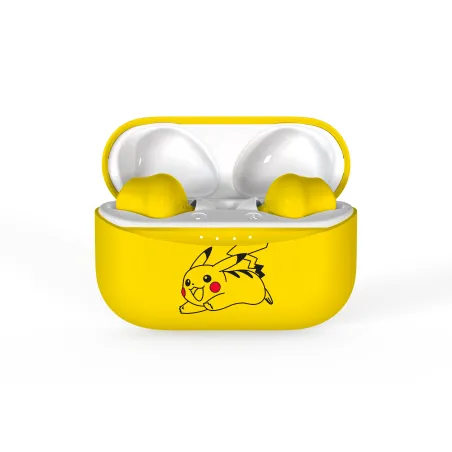 POKÉMON PIKACHU EARPODS BLUETOOTH V5.0 COM CAIXA DE CARREGAMENTO - The Shop Gamer