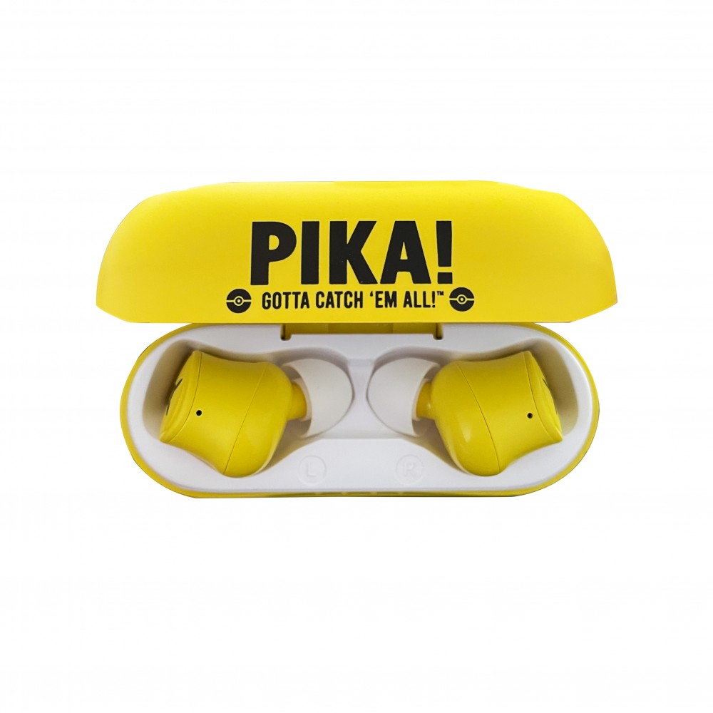 POKÉMON PIKACHU EARPODS BLUETOOTH V5.0 CON CAJA DE CARGA