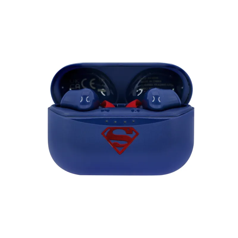 DC COMICS SUPERMAN BLUETOOTH-EARPODS V5.0 MIT LADECASE - The Shop Gamer