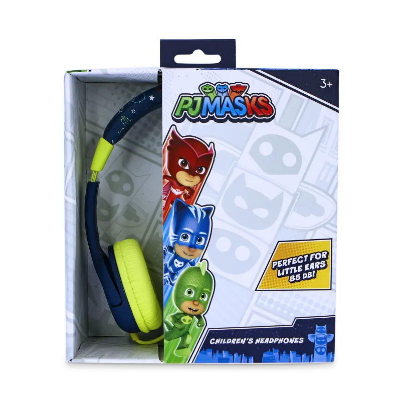 AUSCULTADORES INFANTIS PJ MASKS, TAMANHO PEQUENO E VOLUME LIMITADO - The Shop Gamer